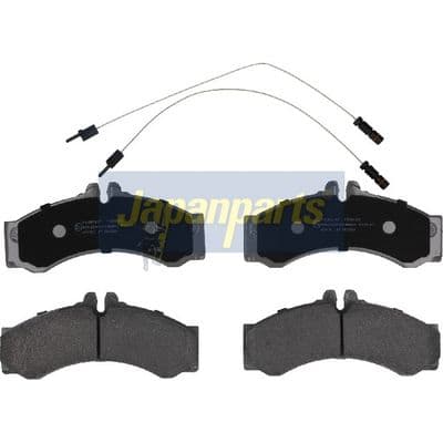 Juego de balatas de freno JAPANPARTS PA-0574AF