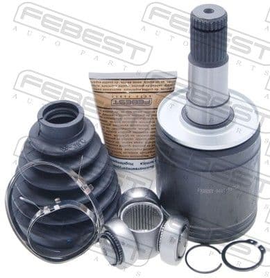 Juego de articulación, eje de transmisión FEBEST 0411-V97LH