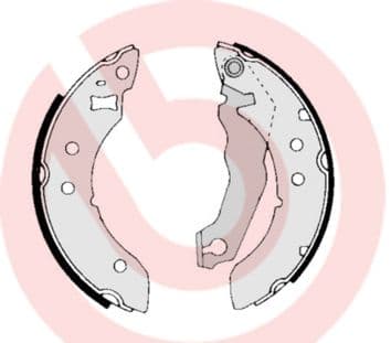 Juego de zapatas de frenos BREMBO S 24 536