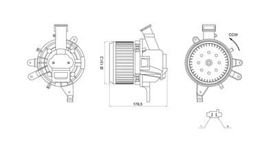 Ventilador del interior MAHLE AB 492 000S