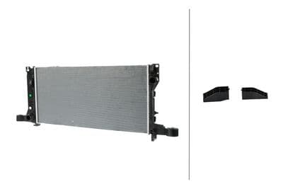 Radiador, refrigeración del motor HELLA 8MK 366 306-711