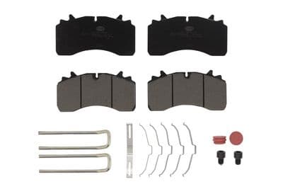 Juego de balatas de freno HELLA 8DB 355 061-651
