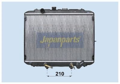 Radiador, refrigeración del motor JAPANPARTS RDA283058