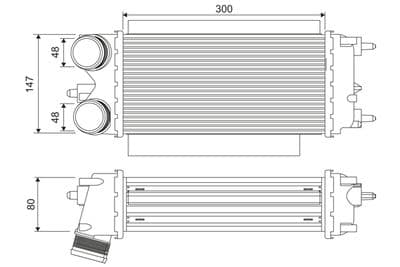 Radiador de aire de admisión VALEO 818539