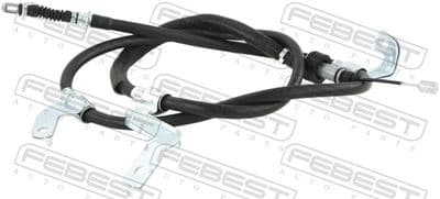 Cable de accionamiento, freno de estacionamiento FEBEST 12100-SBDISCRH