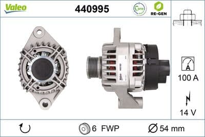 Alternador VALEO 440995