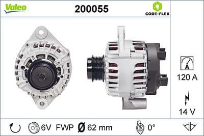Alternador VALEO 200055