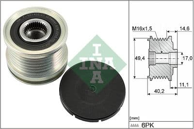 Rueda libre del alternador Schaeffler INA 535 0124 10