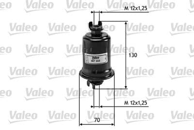 Filtro combustible VALEO 587222