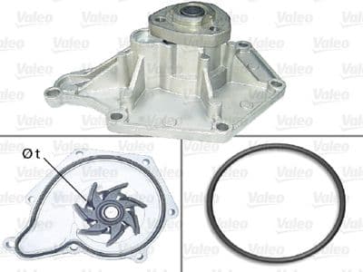 Bomba de agua, refrigeración del motor VALEO 506911
