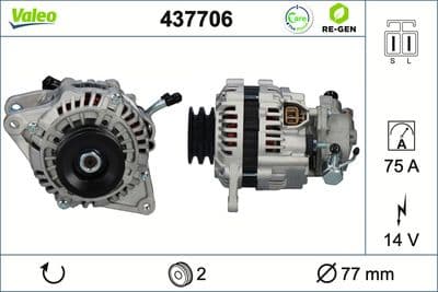 Alternador VALEO 437706