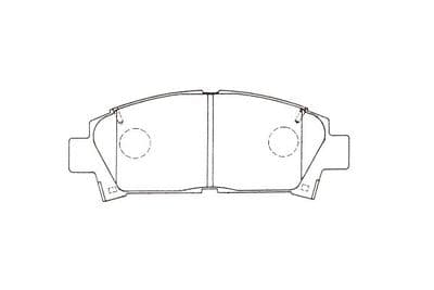 Juego de balatas de freno Kavo Parts KBP-9142