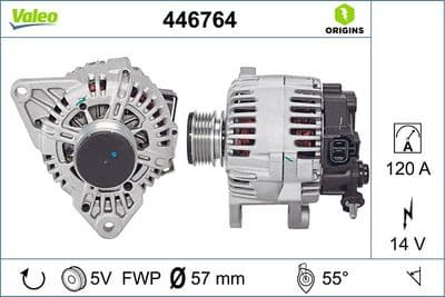 Alternador VALEO 446764