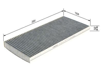 Filtro, aire del interior BOSCH 1 987 432 410
