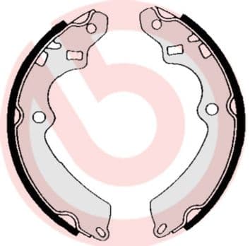 Juego de zapatas de frenos BREMBO S 79 511