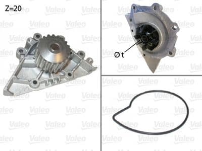 Bomba de agua, refrigeración del motor VALEO 506720