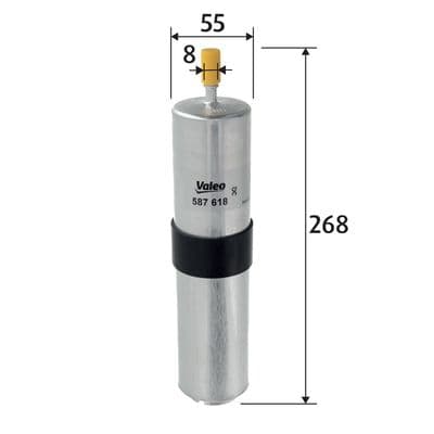 Filtro combustible VALEO 587618