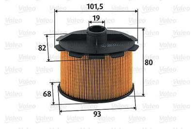 Filtro combustible VALEO 587905