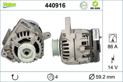 Alternador VALEO 440916