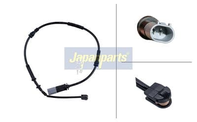 Contacto de aviso, desgaste de balatas de frenos JAPANPARTS BPW-011