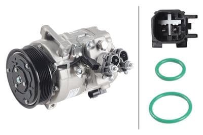 Compresor, aire acondicionado HELLA 8FK 366 204-471