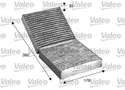 Filtro, aire del interior VALEO 715508