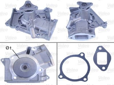 Bomba de agua, refrigeración del motor VALEO 506399