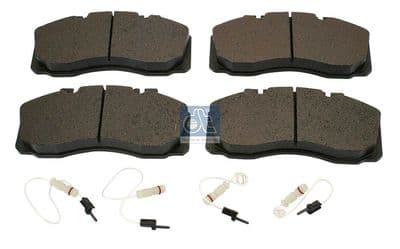 Juego de balatas de freno DT Spare Parts 4.90931