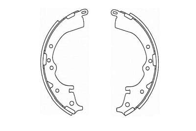 Juego de zapatas de frenos Kavo Parts BS-9941