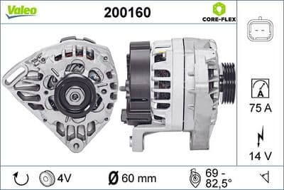 Alternador VALEO 200160