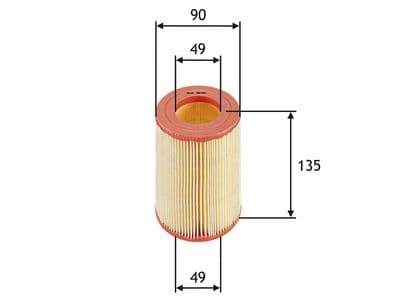 Filtro de aire VALEO 585660