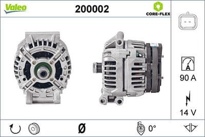 Alternador VALEO 200002