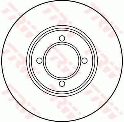 Disco de freno TRW DF1905