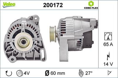 Alternador VALEO 200172