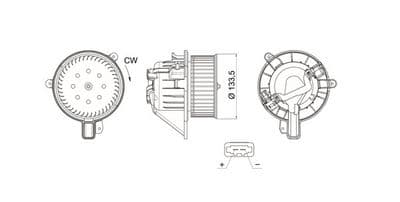 Ventilador del interior MAHLE AB 331 000S