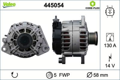 Alternador VALEO 445054