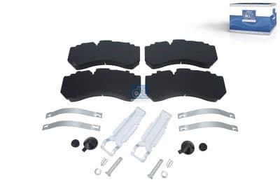 Juego de balatas de freno DT Spare Parts 5.00307