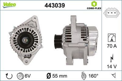 Alternador VALEO 443039