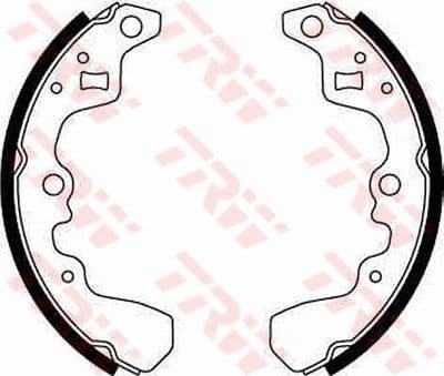 Juego de zapatas de frenos TRW GS8248