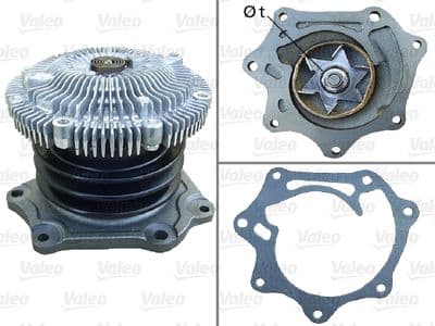 Bomba de agua, refrigeración del motor VALEO 506733