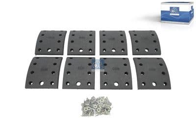 Juego de balatas de freno, freno de tambor DT Spare Parts 4.91452