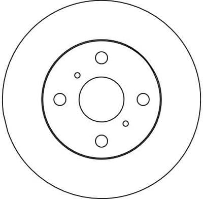 Disco de freno TRW DF4014
