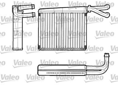 Radiador de calefacción, calefacción interior VALEO 812251