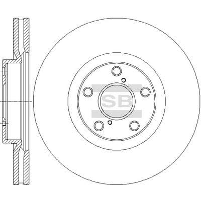 Disco de freno Hi-Q SD4643