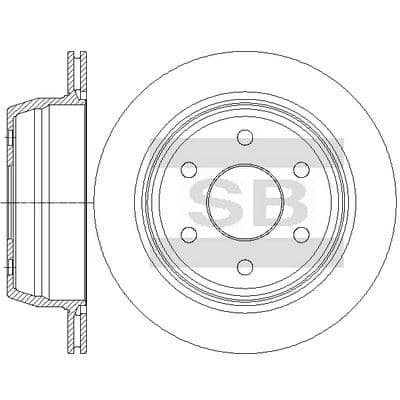 Disco de freno Hi-Q SD3082