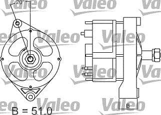 Alternador VALEO 436590