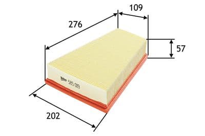 Filtro de aire VALEO 585019