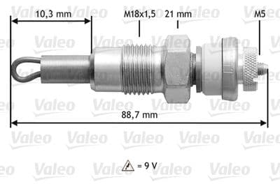 Bujía de precalentamiento VALEO 345156
