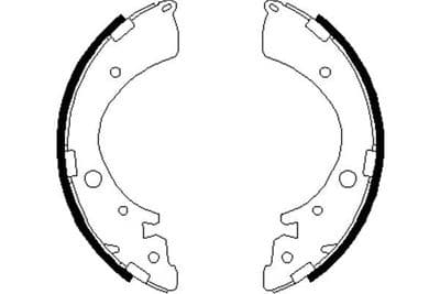 Juego de zapatas de frenos Kavo Parts KBS-2907