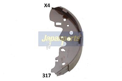 Juego de zapatas de frenos JAPANPARTS GF-317AF